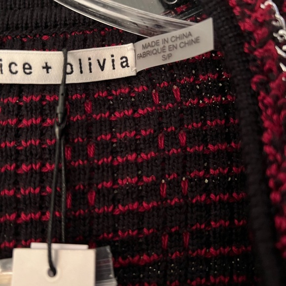 Alice + Olivia knit jacket size Small - Picture 2 of 4